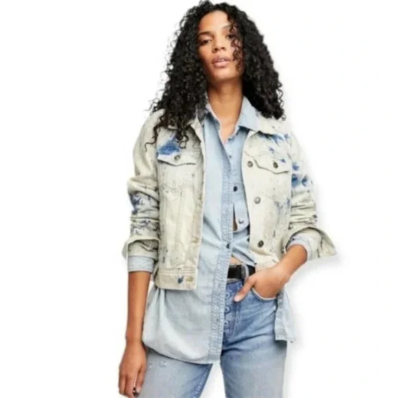 Free People Rumors Denim Jacket XS - Picture 3 of 7